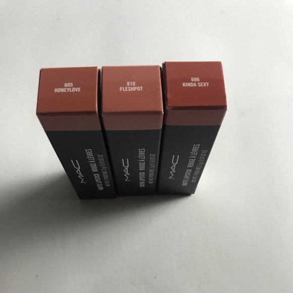 MAC Cosmetics Other - Bundle of  nude matte Mac cosmetics lipsticks